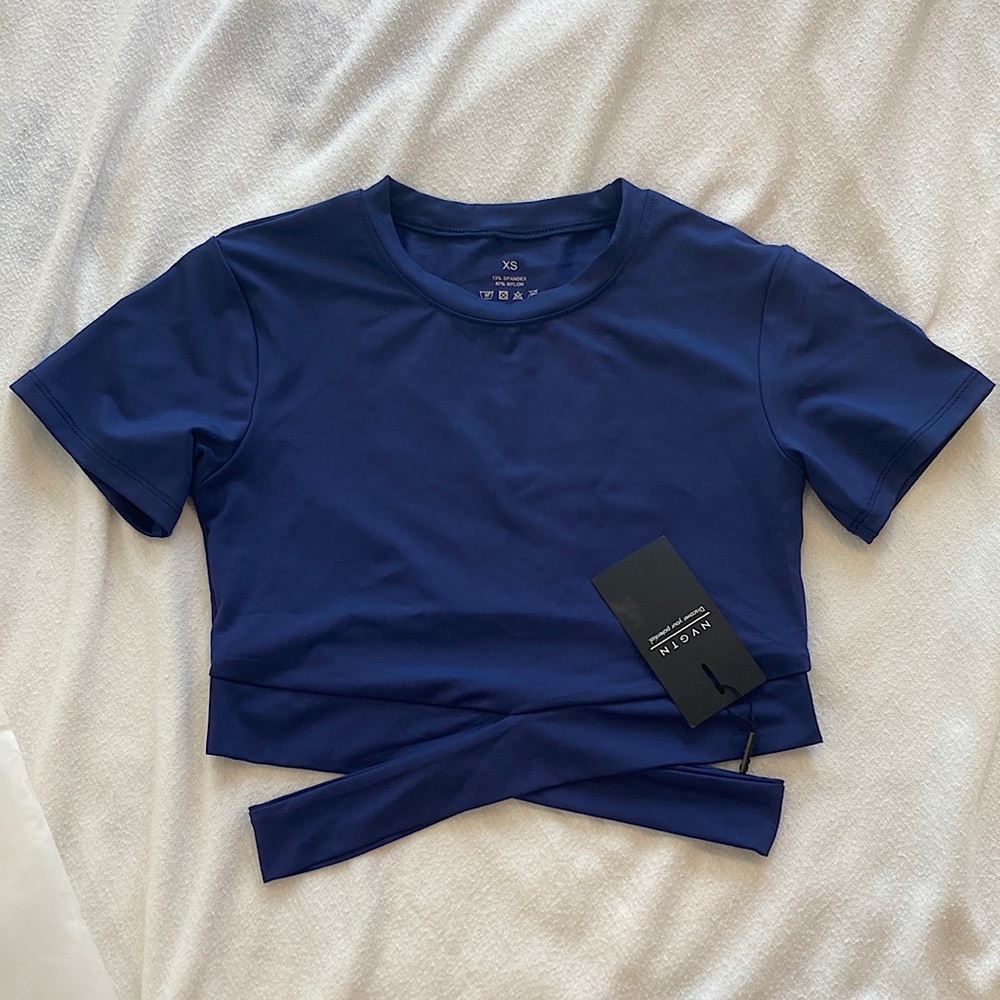 NVGTN Midnight Blue Crossbody Tee